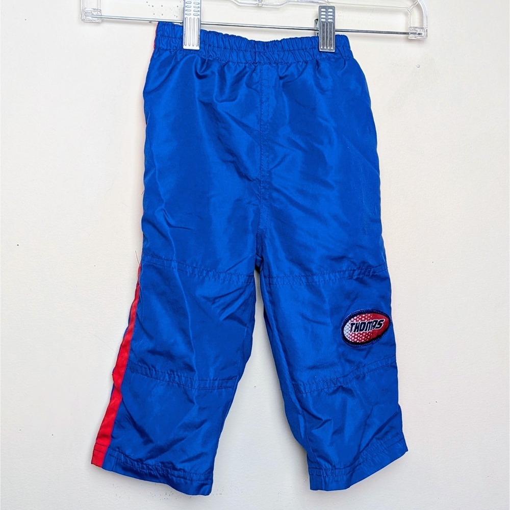Vintage‎ Thomas The Tank Engine Friend Y2K Windbreaker Toddler Pants 18 Months